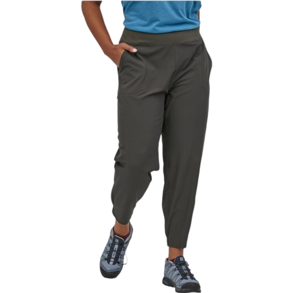 Womens Patagonia Lined Happy Hike Studio Gray Jogger Pants Size M Style# 21181